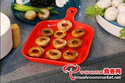 mushroom in brine in drums