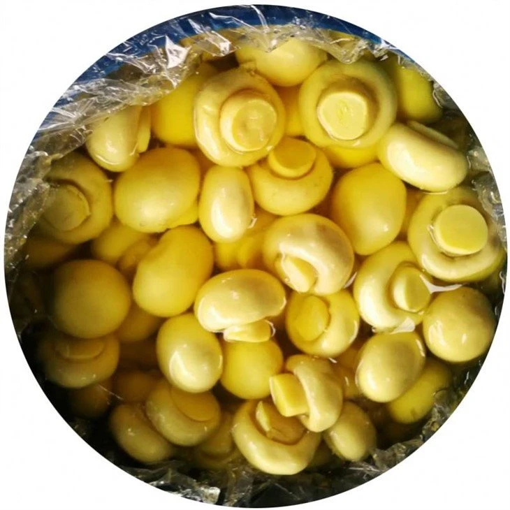 4-6cm whole white mushroom in SO2 in barrel